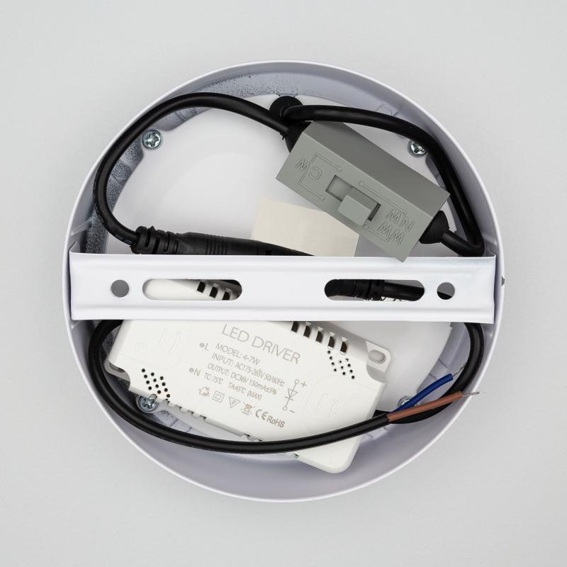 Product of 6W Galan Aluminium CCT Selectable SwitchDimm Slim Round LED Surface Lamp Ø110 mm 