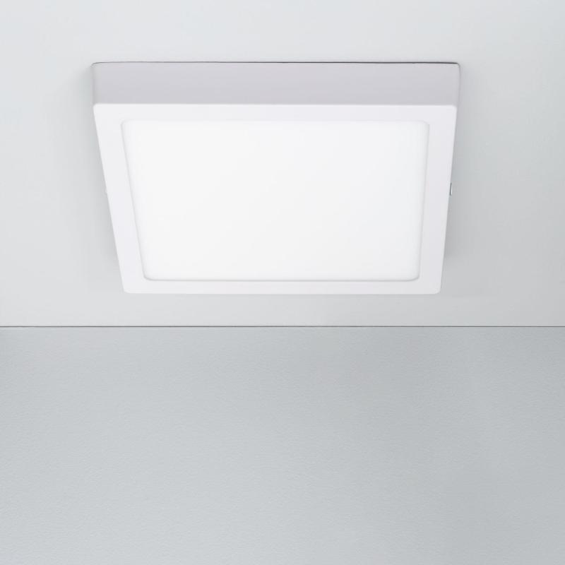 Prodotto da Plafoniera LED 18W Quadrata Aluminio 210x210 mm Slim CCT Selezionabile Galán SwitchDimm