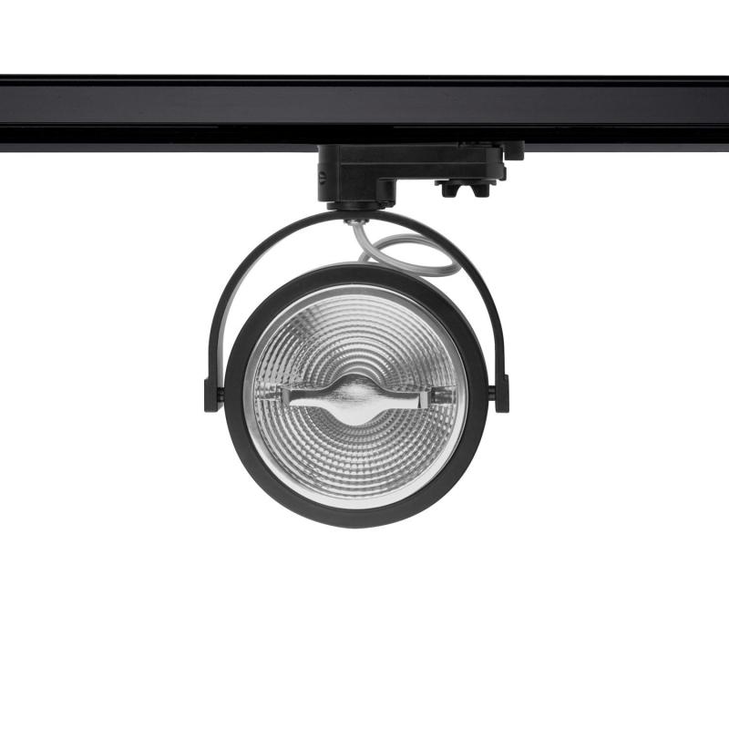 Produit de Spot LED CREE AR111 15W Noir Dimmable pour Rail Triphasé (3 Allumages)