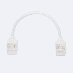 Product Hippo Connector met Kabel voor Zelfregulerend  LED-strips  220V AC SMD Silicone FLEX van 12 mm breed aansluiten.