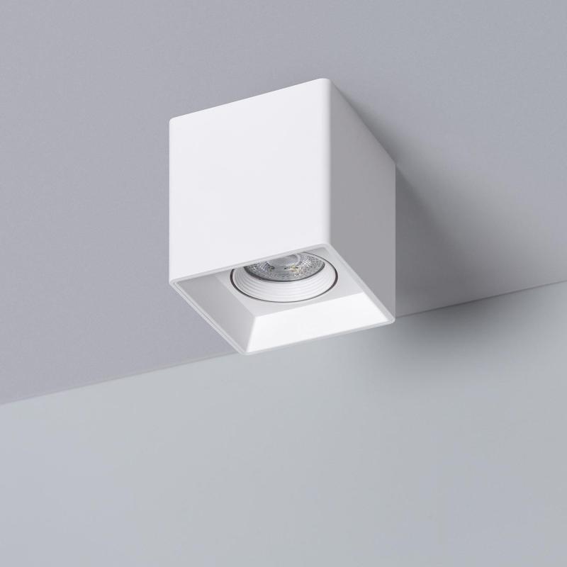 Prodotto da Applique da Soffitto Quadrata Bianco con Lampadina GU10 Space 