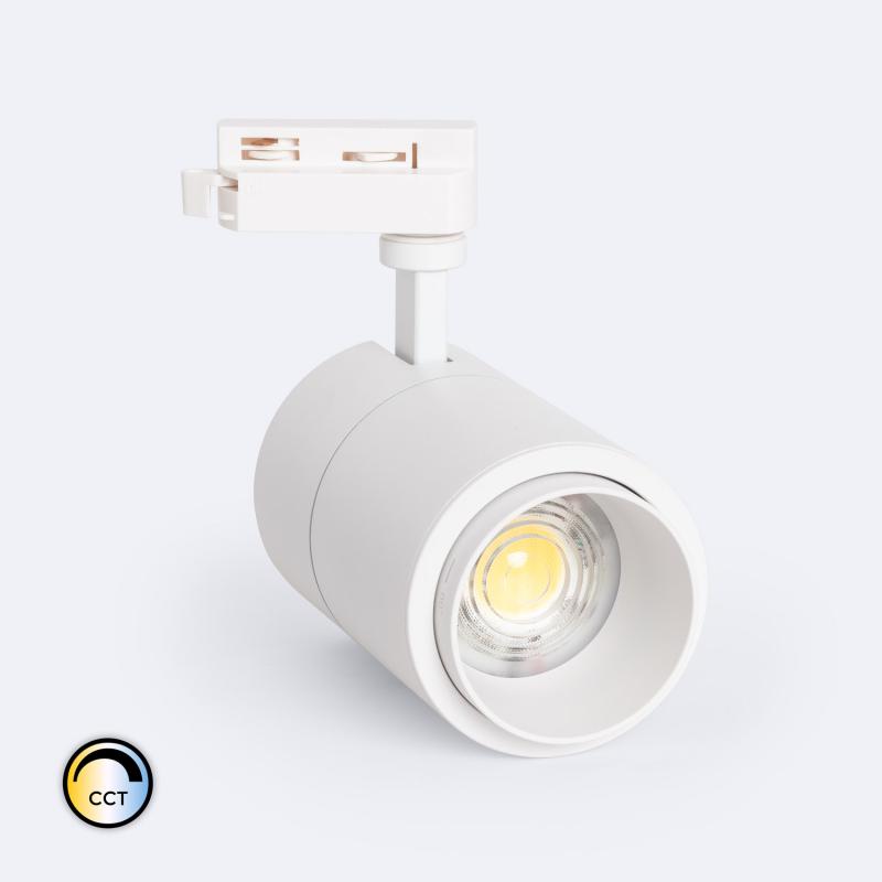 Produit de Spot LED sur Rail Monophasé 30W Dimmable TRIAC CCT Pulyx Multi-angle 15-60º