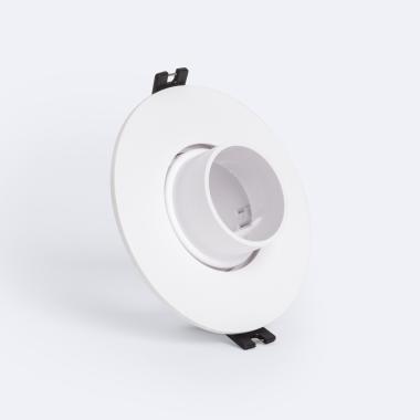 Product Downlight-Ring Rund Schwenkbar mit niedrigem UGR für LED-Glühbirne GU10 / GU5.3 Schnitt  Ø75 mm Suefix