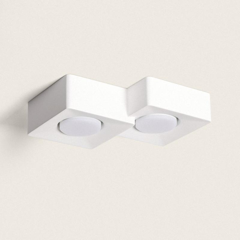 Product van Plafondlamp  van Gips 2 Spots Quman