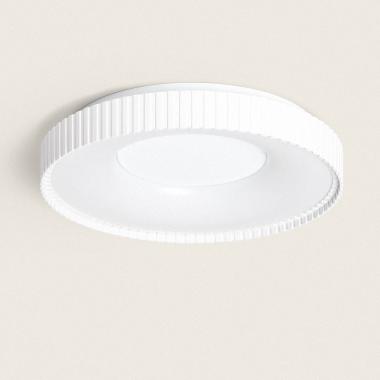 Plafonnier LED 24W Rond Métal CCT Selectionnable Guerin