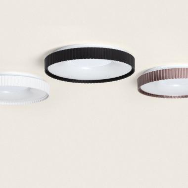 Product van Plafond lamp LED 24W Rond Metaal CCT Selecteerbaar Guerin