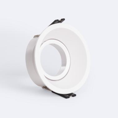 Downlight-Ring Rund Schwenkbar für LED-Glühbirnen GU10 / GU5.3 Schnitt Ø85 mm Suefix