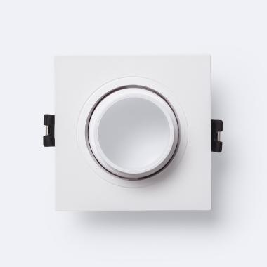 Product van Downlight Ring Vierkant Kantelbaar met Laag UGR voor LED Lamp GU10 / GU5.3 Zaagmaat Ø75 mm Suefix