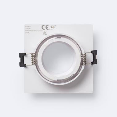 Produkt von Downlight-Ring Quadratisch Schwenkbar mit niedrigem UGR für LED-Glühbirne GU10 / GU5.3 Schnitt  Ø75 mm Suefix