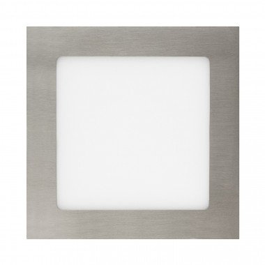 Product van LED paneel UltraSlim Vierkant 12W Zilver Zaag maat 152x152 mm