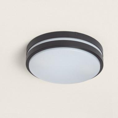 Kadam Round Aluminium Outdoor Ceiling Lamp Ø285 mm