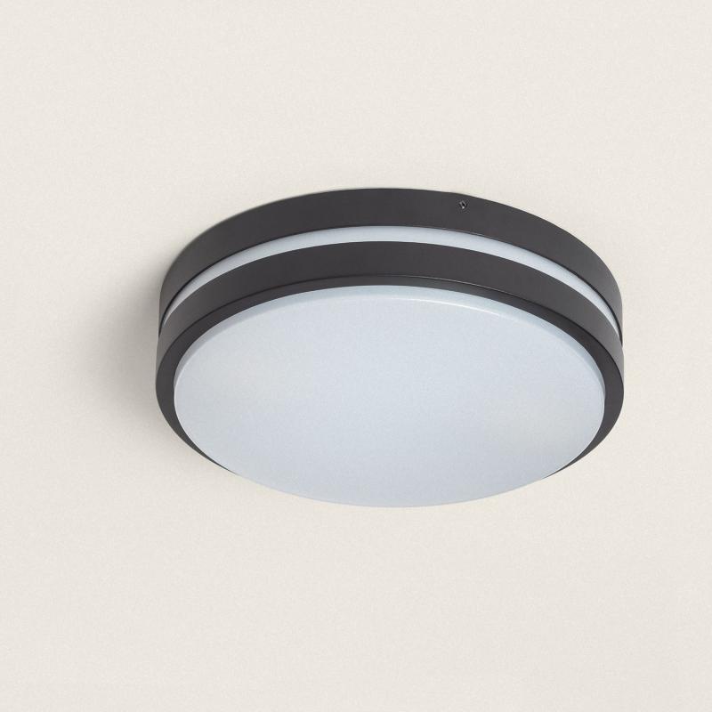 Product van Plafondlamp Rond Outdoor Aluminium Ø285 mm Kadam