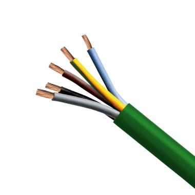 Câble Électrique Gaine 5x1,5 mm² Sans Halogène RZ1-K (AS)