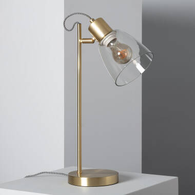 Shirley Metal & Glass Table Lamp