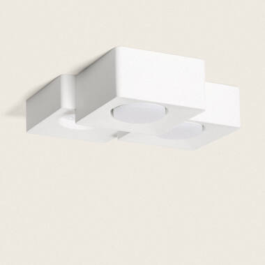 Quman Plaster 3 Spotlight Ceiling Lamp