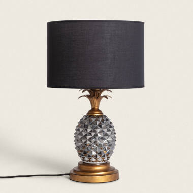 Samoa Metal & Fabric Table Lamp