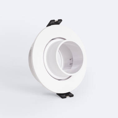 Product Downlight-Ring Rund Schwenkbar mit niedrigem UGR für LED-Glühbirne GU10 / GU5.3 Schnitt  Ø75 mm Suefix