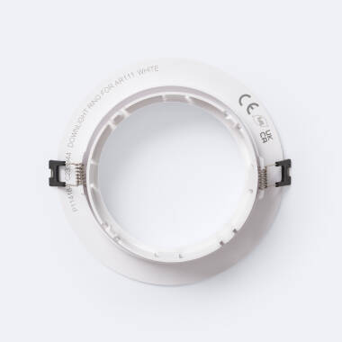 Produkt von Downlight-Ring Einbau Rund Schwenkbar für GU10 AR111 LED-Glühbirne Schnitt Ø135 mm