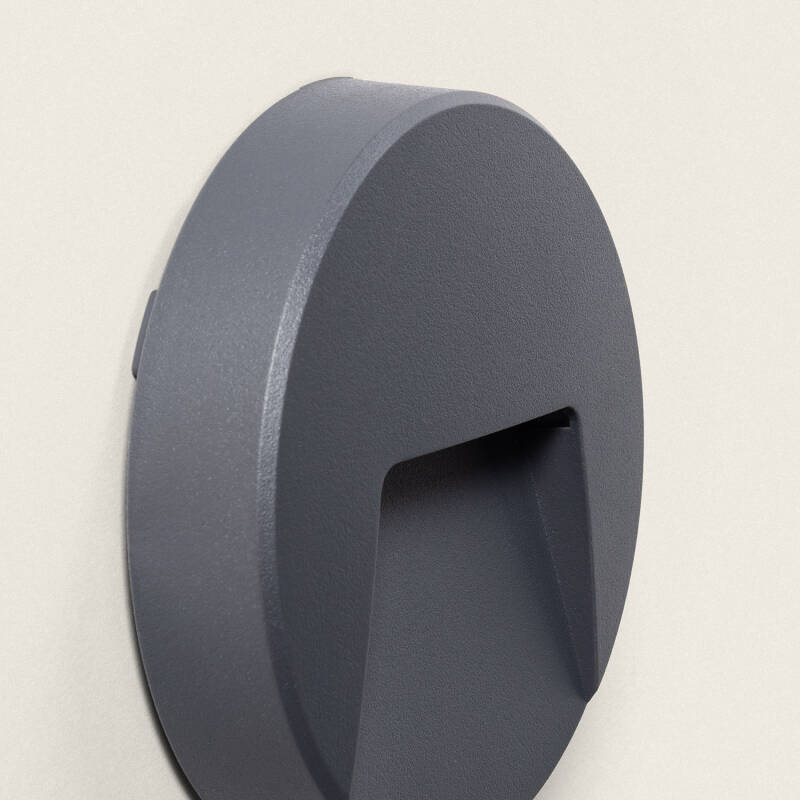 Product of Nilsa 3W Round Outdoor LED Wall Light in Anthracite
