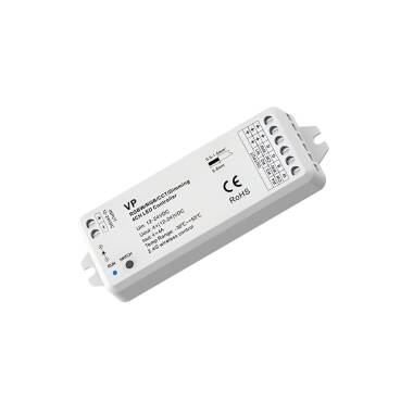 Product Contrôleur Variateur LED de dernière génération 12/24V DC pour Ruban LED CCT/RGB/RGBW, compatible avec Télécommande RF