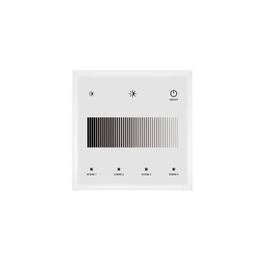 DMX Master Wall Mounted Dimming Controller for 12/24V DC Monochrome LED Strips