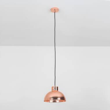 Hammered Copper Pendant Lamp