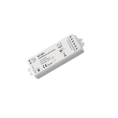 Contrôleur Variateur Ruban LED RGB/RGBW Digital SPI compatible avec WiFi et Télécommande RF