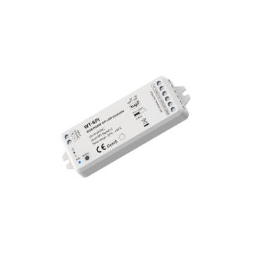 Přijímač Stmívač pro RGB/RGBW LED Pásek Digital SPI Kompatibilní s WiFi a RF Dálkovým Ovladačem