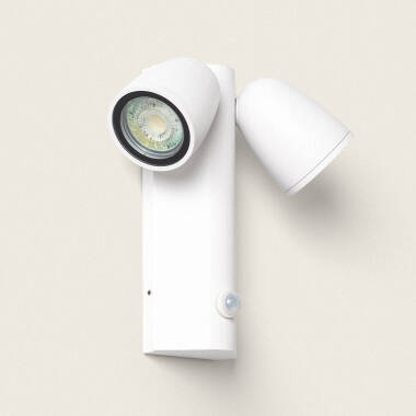 Producto de Abel 2 Spotlight Aluminium Outdoor Wall Lamp with Motion Sensor 