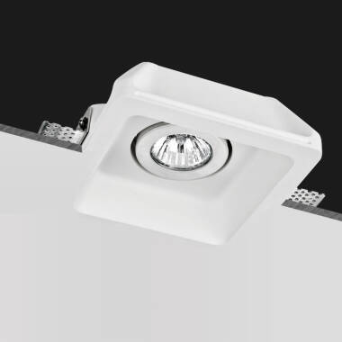 Prodotto da Portafaretto Downlight Integrazione Cartongesso Quadrato per Lampadina LED GU10 / GU5.3 Foro 158x158 mm UGR17