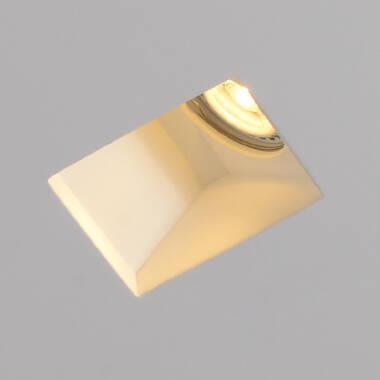 Product of Square Downlight Accent Frame Plasterboard Integration for LED Bulb GU10 / GU5.3 Cut 123x123 mm UGR17 