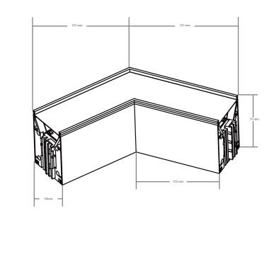 Produkt von LED-Linearstrahler Luxor "L 120º" 8W (UGR19)