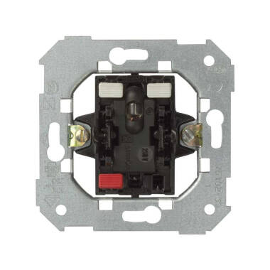 Einpoliger Schaltermechanismus mit integrierter Kontrollleuchte SIMON 75102