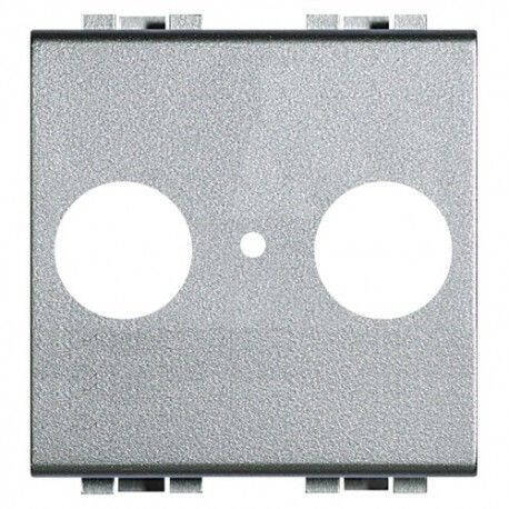 Product of BTicino Living Light TV/R-SAT 2 Modules Universal Front Cover NT4212