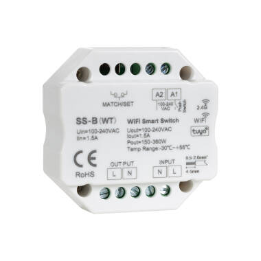 Prodotto da Regolatore LED Wi-Fi RF Compatibile con Pulsante