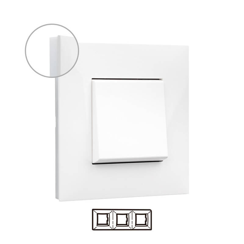 Product of LEGRAND Valena Next 741003 White 3 Element Embellishing Plate