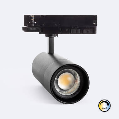 Product of 35W Wald Muti-Angle 24-60º CRI 90 NO Flicker CCT LED Spotlight for Three Phase Track in Black