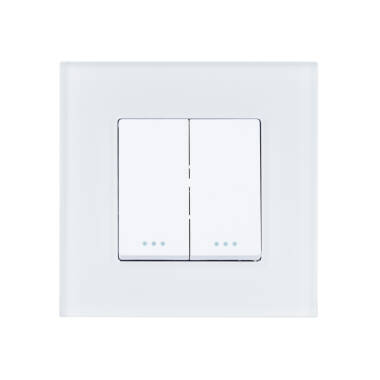 Product of 2-Gang 1-Way Switch with PC Frame Modern