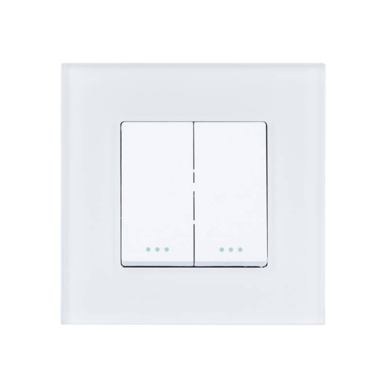 Product of 2-Gang 1-Way Switch with PC Frame Modern