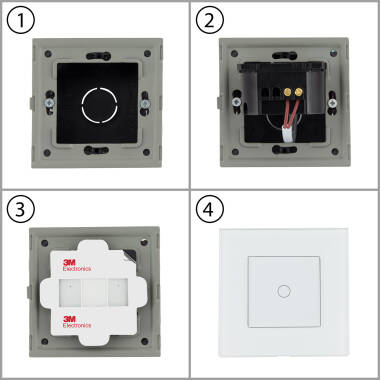 Produkt von Doppel WiFi-Touch-Schalter Modern