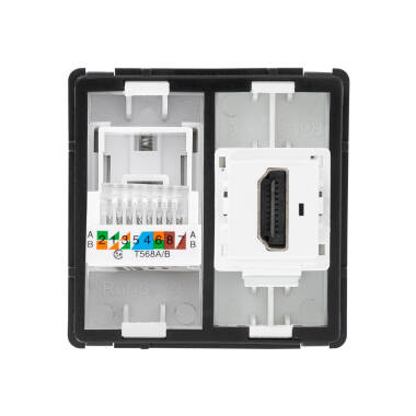 Prodotto da Presa RJ45 Internet + HDMI Modern