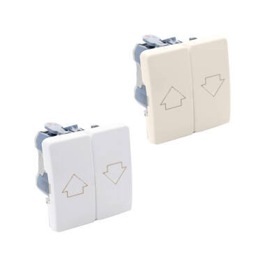 Product of Set of 2 Push-Button Switches for Blinds 10A 250V without Latching and with Fast Terminal Connection Simon 27 Play