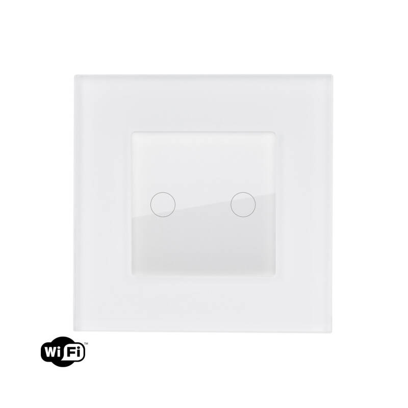 Product of Smart WiFi Double Touch Switch with Modern Glass Frame