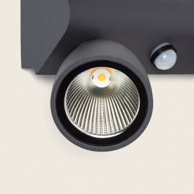 Produkt od 2 Bodové Venkovní Nástěnné LED Svítidlo z Hliníku 12W s Pohybovým Senzorem PIR Abel Large