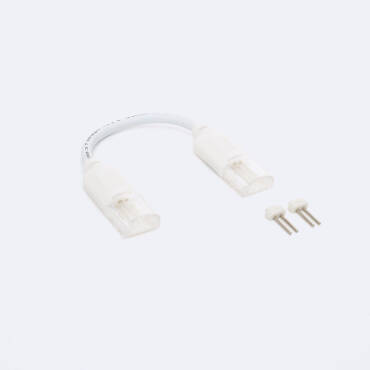 Product Verbinder Doppelt mit Kabel für LED-Streifen ohne Gleichrichter 220V AC SMD IP65 Breite 12mm Einfarbig