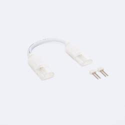 Product Dubbele Connector met Kabel voor Zelf-Rectificerende LED Strip 220V AC SMD IP65 Breedte 2mm Monocolour