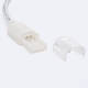 Product of Double Connector with Cable for 220V AC Autorectified SMD Monochrome LED Strip 12mm Wide 