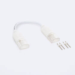 Product Dubbele Snelkoppeling met Kabel voor LED Strip 220V AC COB IP65 Breedte 12mm
