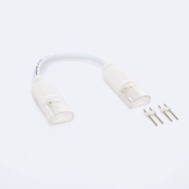 Double Quick Connector with Cable for 220V AC COB LED Strip 12mm Wide