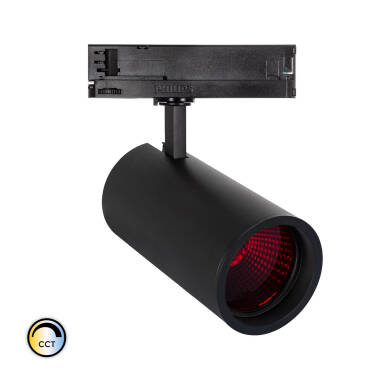 New d'Angelo 30W PHILIPS Xitanium CCT LED Spotlight for Three Phase Track in Black Especially for Grocery Store